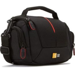 Case Logic Carrying Case Camera, Accessories, Camcorder, Cord, Memory Card, Battery, Cable, Lens Cap - Black